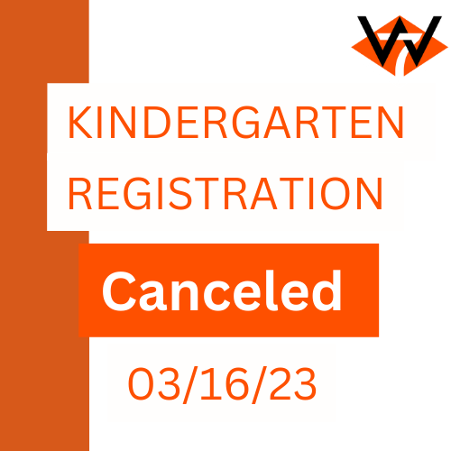 Kindergarten Registration Canceled