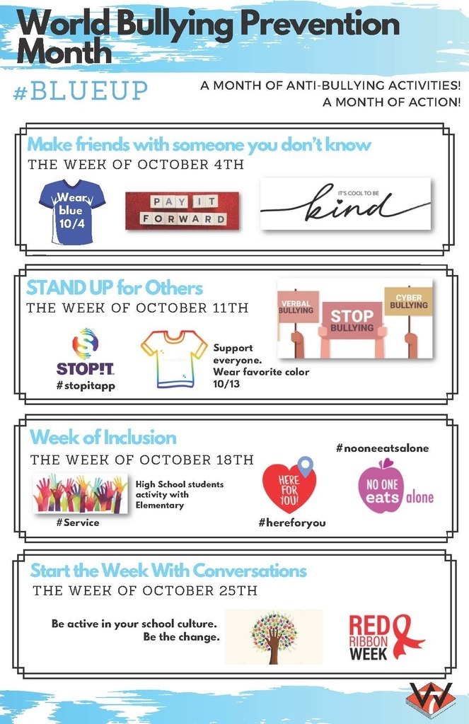 October Bullying Prevention Flyer