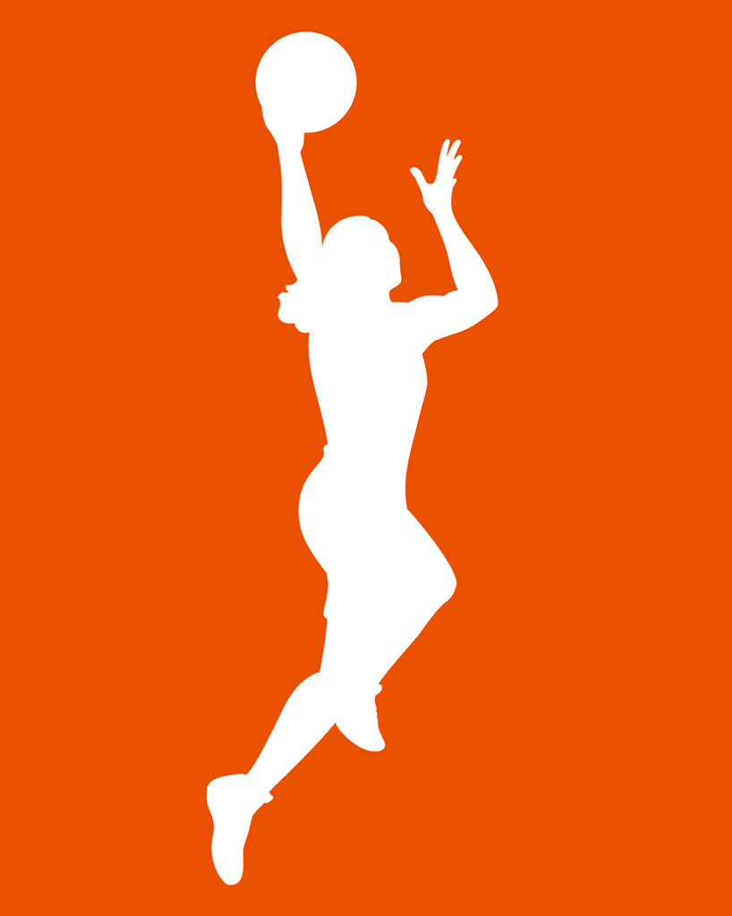 orange girls basketball logo