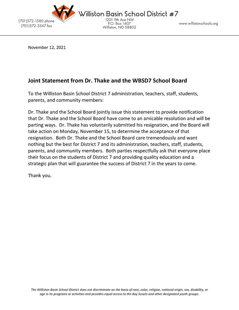 Joint Statement