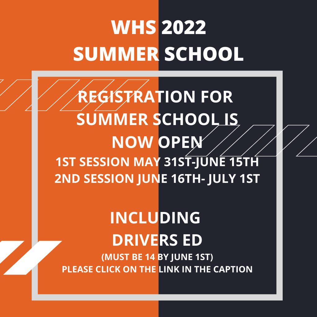 WHS 2022 Summer School