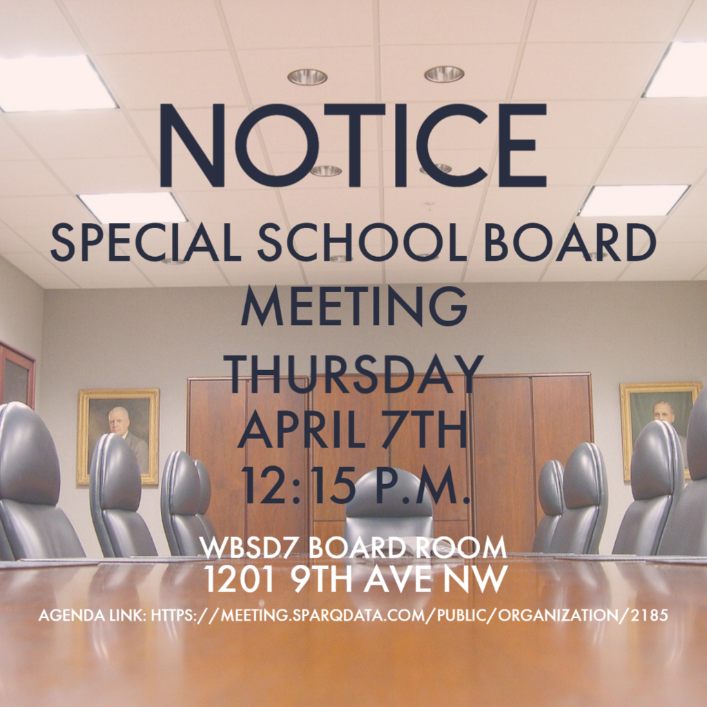 Special School Board 4/07/2022