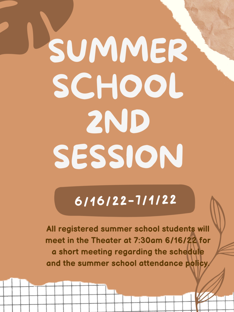 Summer School 2nd session