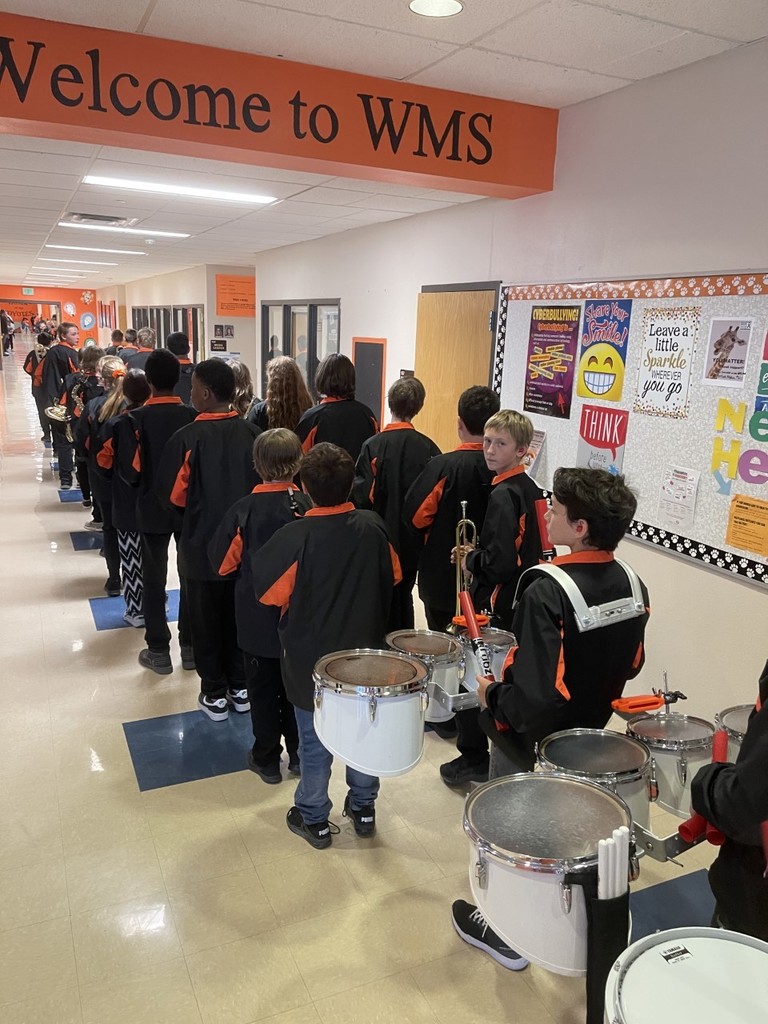 WMS Band Marches the Halls!