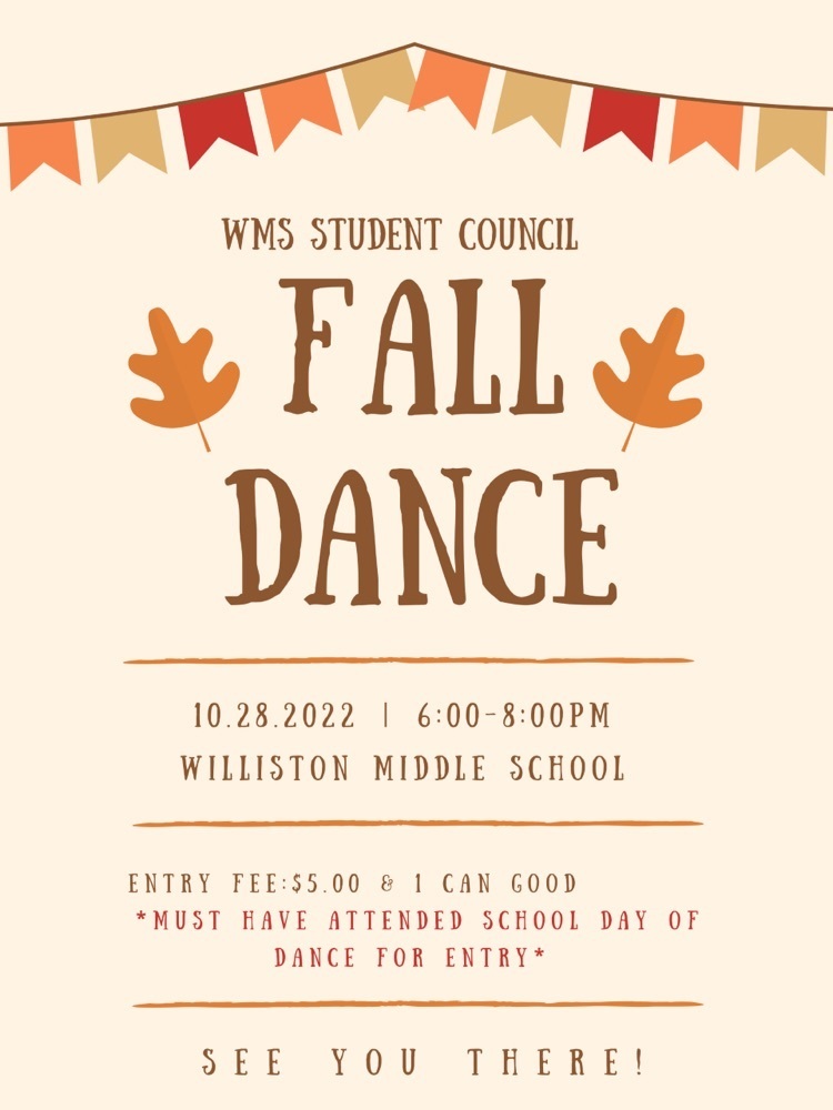 fall dance flyer