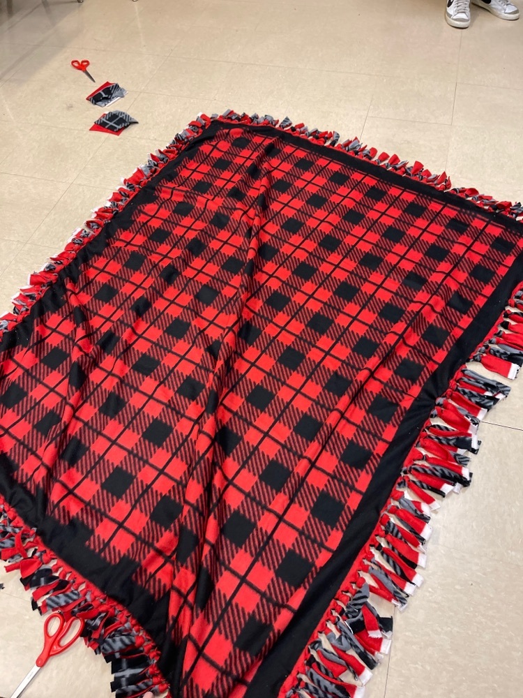 red blanket